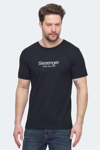 Slazenger VOITTO Erkek T-Shirt Siyah - Thumbnail