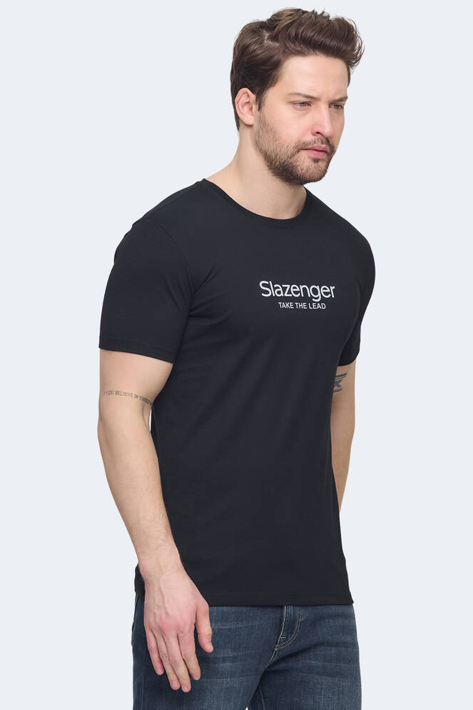 Slazenger VOITTO Erkek T-Shirt Siyah