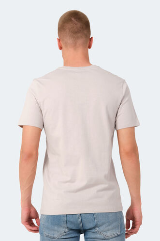 Slazenger VOITTO Erkek T-Shirt Taş Gri - Thumbnail
