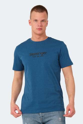 Slazenger VOITTO Men's T-Shirt Petrol - Thumbnail