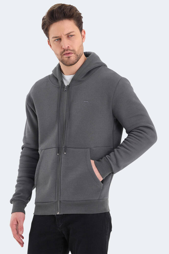 Slazenger VONDA Erkek Sweatshirt Koyu Gri