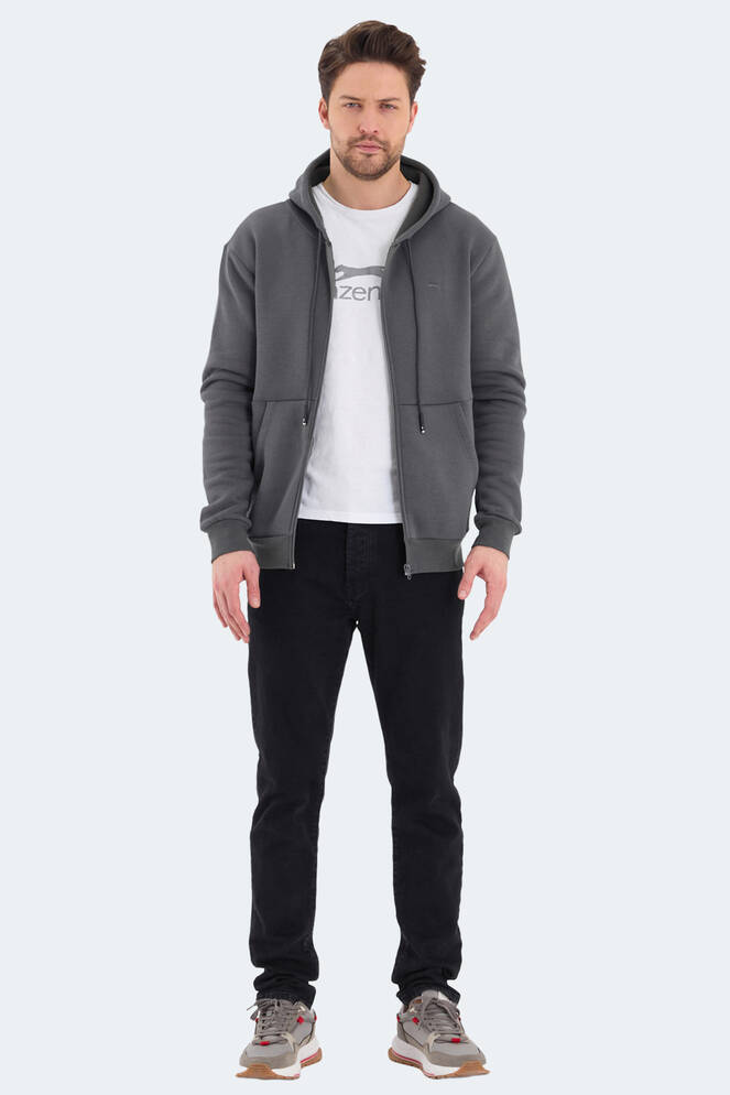 Slazenger VONDA Erkek Sweatshirt Koyu Gri