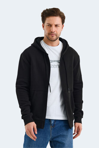 Slazenger VONDA Men's Sweatshirt Black - Thumbnail