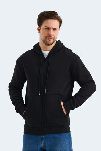 Slazenger VONDA Men's Sweatshirt Black - Thumbnail
