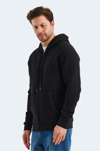 Slazenger VONDA Men's Sweatshirt Black - Thumbnail