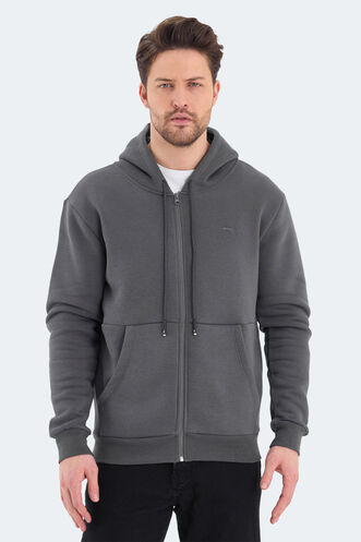 Slazenger - Slazenger VONDA Men's Sweatshirt Dark Grey