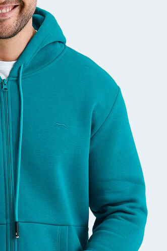 Slazenger VONDA Men's Sweatshirt Petrol - Thumbnail