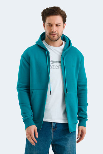 Slazenger VONDA Men's Sweatshirt Petrol - Thumbnail