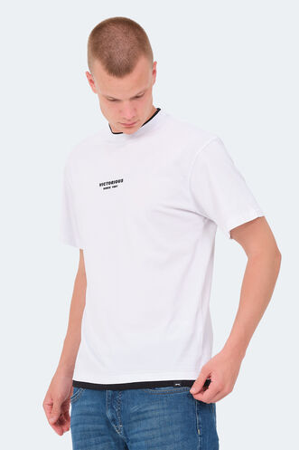 Slazenger VRENI Erkek T-Shirt Beyaz - Thumbnail