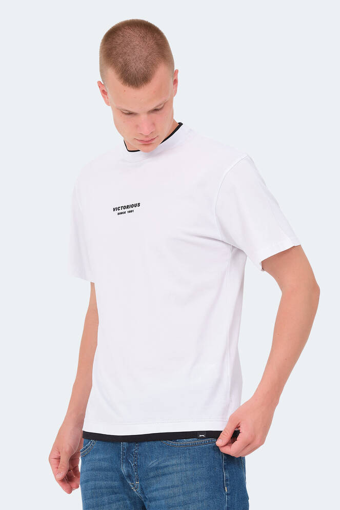 Slazenger VRENI Erkek T-Shirt Beyaz