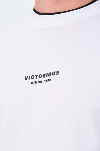 Slazenger VRENI Erkek T-Shirt Beyaz - Thumbnail