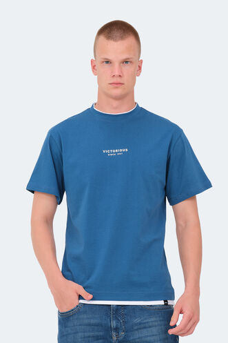 Slazenger - Slazenger VRENI Erkek T-Shirt Petrol