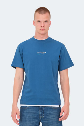 Slazenger VRENI Erkek T-Shirt Petrol - Thumbnail