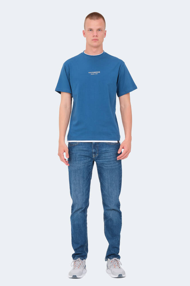 Slazenger VRENI Erkek T-Shirt Petrol