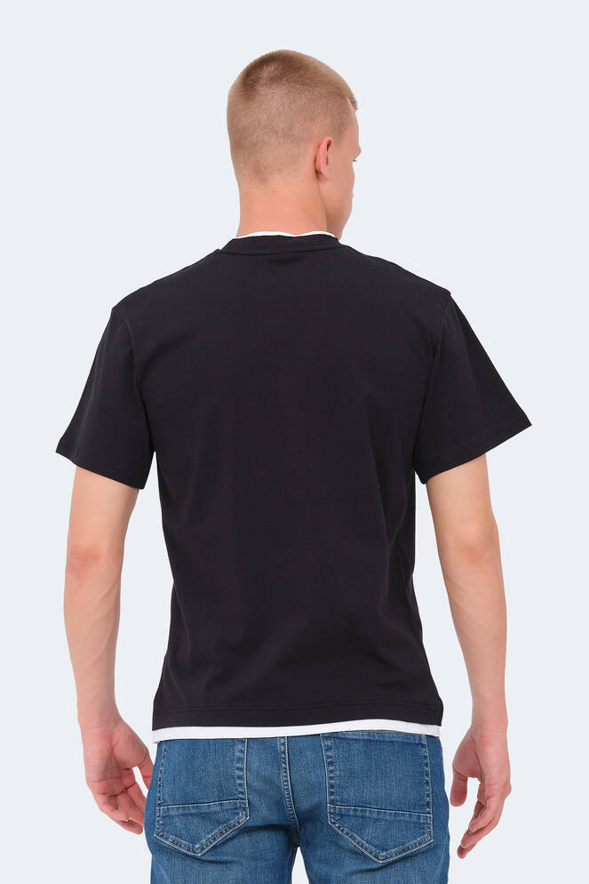 Slazenger VRENI Erkek T-Shirt Siyah