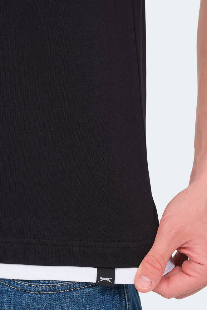 Slazenger VRENI Erkek T-Shirt Siyah
