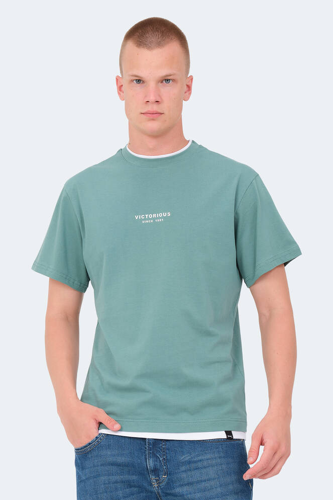 Slazenger VRENI Erkek T-Shirt Deniz Yeşili