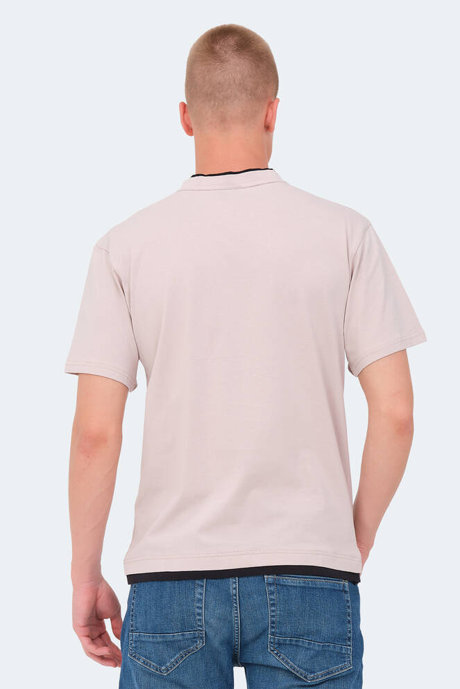 Slazenger VRENI Erkek T-Shirt Taş Gri