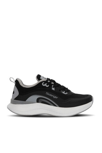 Slazenger WERA Kadın Sneaker Ayakkabı Siyah - Beyaz - Thumbnail