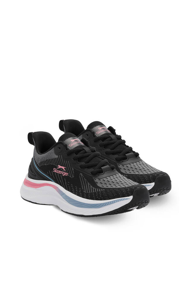 Slazenger WETFORD Kadın Sneaker Ayakkabı Siyah - Koyu Gri
