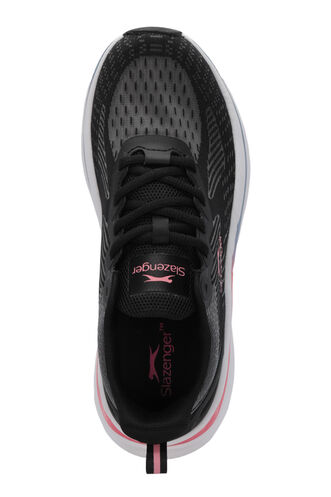 Slazenger WETFORD Kadın Sneaker Ayakkabı Siyah - Koyu Gri - Thumbnail