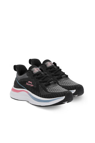 Slazenger WETFORD Women's Sneaker Shoes Black - Dark Grey - Thumbnail