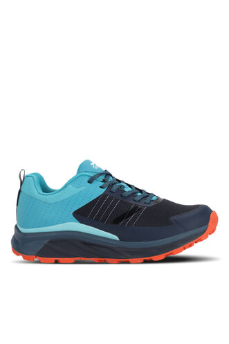 Slazenger - Slazenger WHISPER Su Geçirmez Erkek Outdoor Ayakkabı Koyu Gri - Mavi