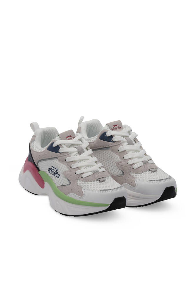 Slazenger WIND Kadın Sneaker Ayakkabı Beyaz - Lacivert