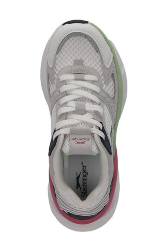 Slazenger WIND Kadın Sneaker Ayakkabı Beyaz - Lacivert - Thumbnail