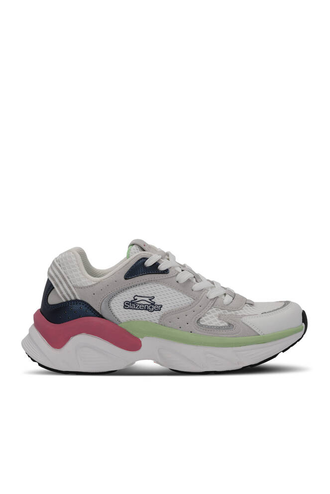 Slazenger WIND Kadın Sneaker Ayakkabı Beyaz - Lacivert