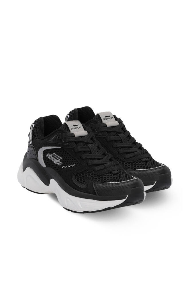 Slazenger WIND Kadın Sneaker Ayakkabı Siyah - Gri