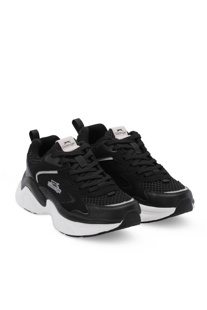 Slazenger WIND Kadın Sneaker Ayakkabı Siyah - Gri