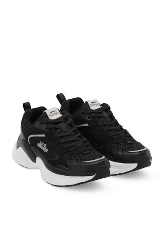 Slazenger WIND Kadın Sneaker Ayakkabı Siyah - Gri - Thumbnail