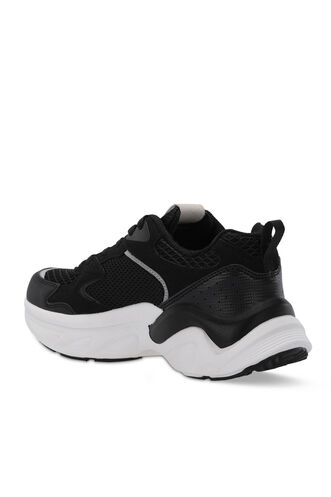 Slazenger WIND Kadın Sneaker Ayakkabı Siyah - Gri - Thumbnail
