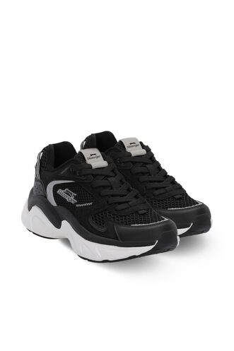 Slazenger - Slazenger WIND Women's Sneaker Shoes Black - Grey