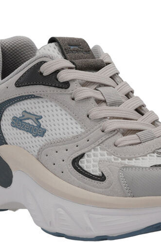 Slazenger WIND Women's Sneaker Shoes White - Grey - Thumbnail
