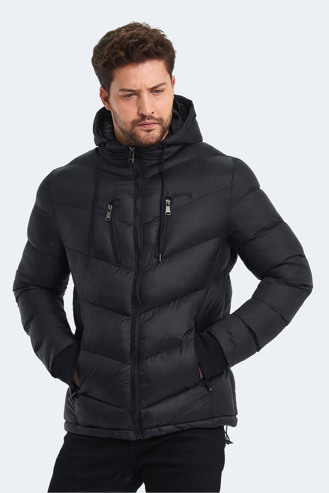 Slazenger WITNESS Erkek Siyah Mont & Kaban