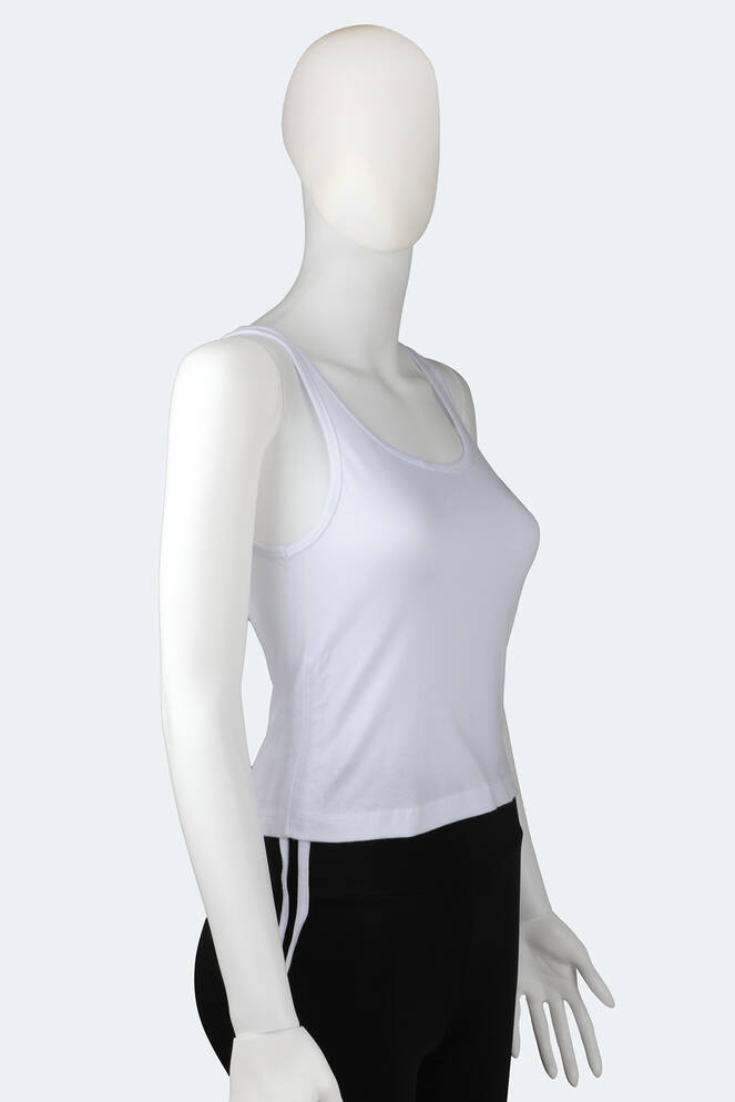 Slazenger YANNA Kadın Kolsuz T-Shirt Beyaz