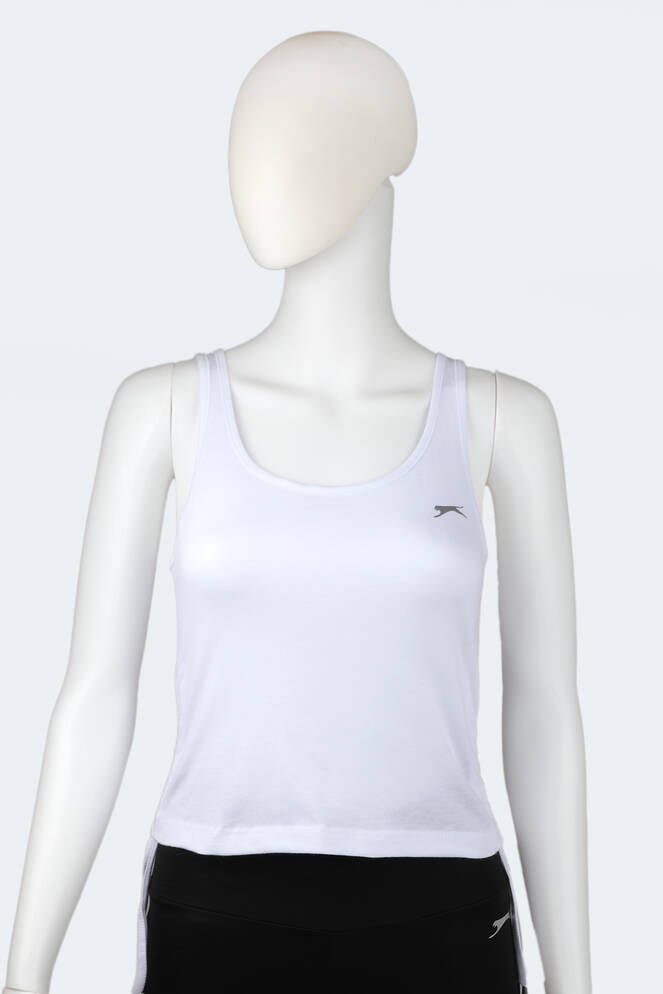 Slazenger YANNA Kadın Kolsuz T-Shirt Beyaz