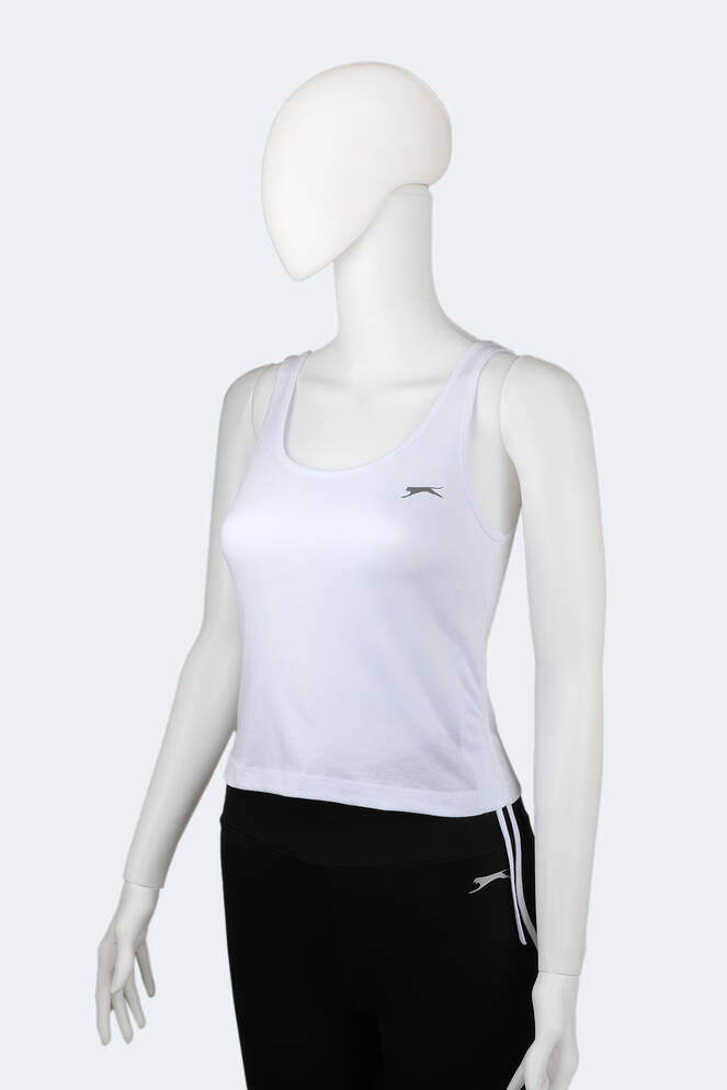 Slazenger YANNA Kadın Kolsuz T-Shirt Beyaz