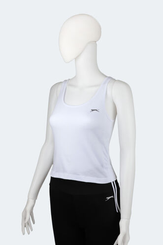 Slazenger YANNA Women's Sleeveless T-Shirt White - Thumbnail