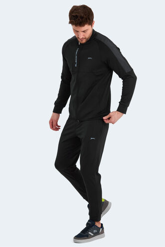 Slazenger YANNIS Erkek Eşofman Takımı Siyah - Thumbnail