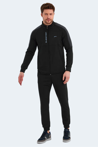 Slazenger YANNIS Erkek Eşofman Takımı Siyah - Thumbnail