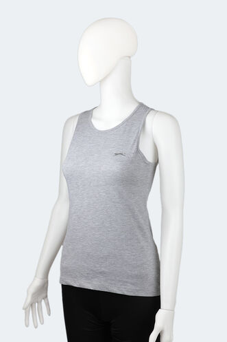 Slazenger YASMINA Women's Sleeveless T-Shirt Gray - Thumbnail