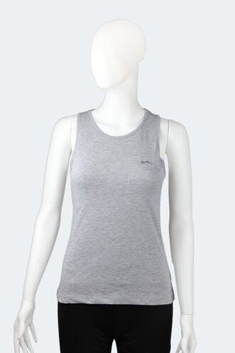 Slazenger YASMINA Women's Sleeveless T-Shirt Gray - Thumbnail