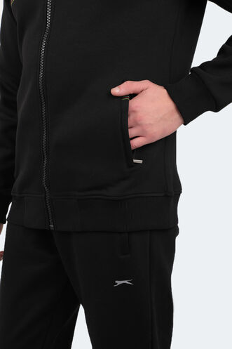 Slazenger YESHUA Erkek Siyah Eşofman Takımı - Thumbnail