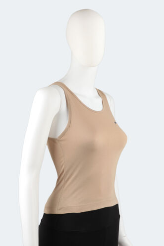 Slazenger YOU Kadın Fitness T-Shirt Camel - Thumbnail