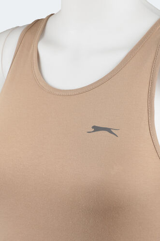 Slazenger YOU Kadın Fitness T-Shirt Camel - Thumbnail