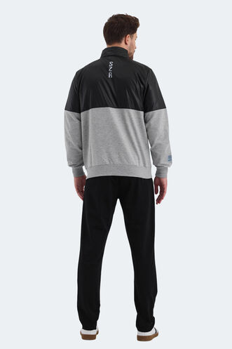 Slazenger YOUTHA Men's Tracksuit Black - Grey - Thumbnail