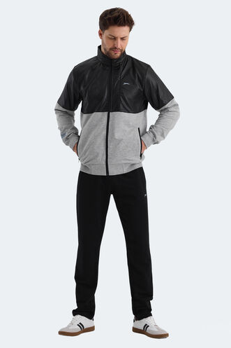 Slazenger YOUTHA Men's Tracksuit Black - Grey - Thumbnail